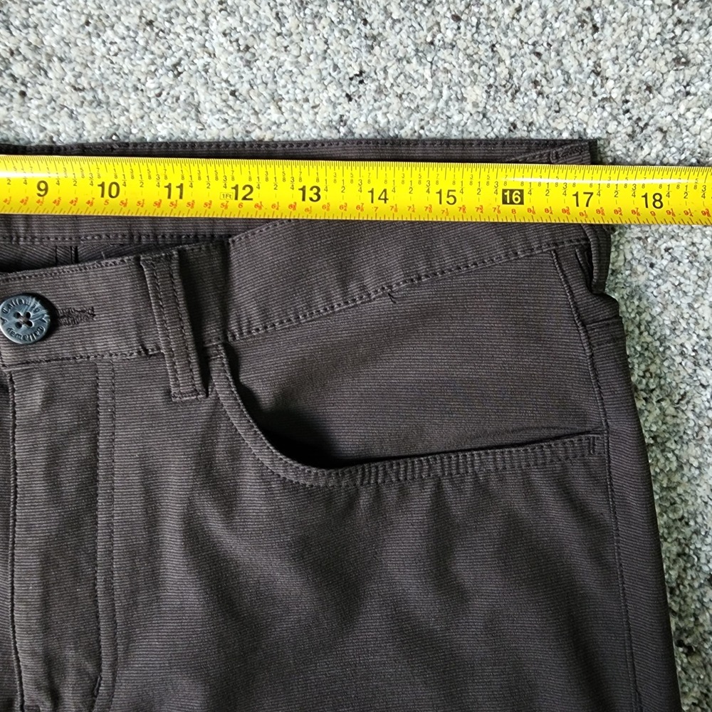 Callaway Golf Pants Mens 32x30 Grey/Brown Micro Rib Performance Stretch EUC - Picture 8 of 10